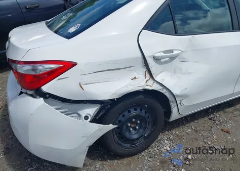 2016 Toyota Corolla Le z USA, uszkodzony, nr VIN 5YFBURHE3GP511655